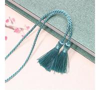 12 pezzi da 5 cm colorati nappe, segnalibri nappe nappa piccola decorazione nappa boho troddel gancio per mobili nappe spesse nappe decorative in seta per progetti fai da te, accessori (verde chiaro)