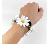 12 pezzi da margherita fiore a corona a corona di vacanza in spiaggia corona floreale boho floreal fascia per capelli estivi accessori per donne e ragazze abbigliamento da festa