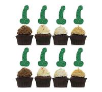 12 pezzi Decorazione per torte e cupcake per feste di addio al nubilato, gioco di genere con glitter, cake topper per feste di fidanzamento, addio al nubilato, bomboniera, set di strumenti decorativi