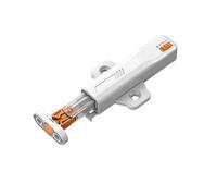 12 pezzi di accessori hardware for la casa Tampone ammortizzatore arresto della porta del cassetto con chiusura a tocco for aprire pressione for il cucina dell'armadio(White)