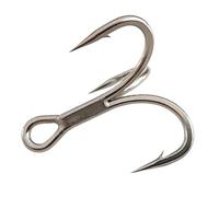 12 pezzi di amo triplo, ami da pesca ultraantiruggine for la in acqua salata, dolce e lago(16)