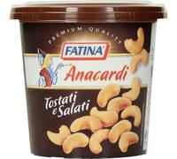 12 pezzi di anacardi fatina tostati e salati in barattolo - 200 gr