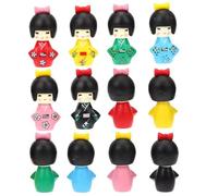12 pezzi di bambola asiatica, giocattoli per bambina carina con kimono, decorazioni per la casa in stile giapponese per bambola esterna, esterna