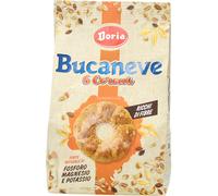 12 pezzi di biscotti bucaneve doria ai 6 cereali ricchi di fibre - busta da 300