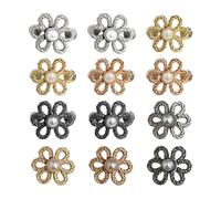 12 Pezzi Di Bottoni In Vita A Fiore, Bottoni In Vita Senza Chiodi, Bottoni Da Cucire, Bottoni In Vita, Fermagli Per Pantaloni Fissi E Tenditori Per La Testa Dei Pantaloni