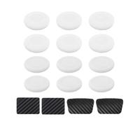 12 Pezzi di Cappucci di Ricambio per Joystick per Controller per PS5 / per PS4, Impugnature Antiscivolo per Levette Analogiche, Accessori di