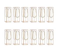 12 pezzi di confezionamento di scatole regalo trasparenti per il