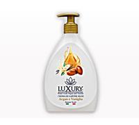 12 pezzi di crema di sapone mani luxury argan e vaniglia - 750 ml