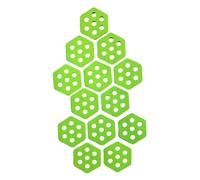 12 pezzi di cuscinetti di trazione esagonali per tavole da surf per la presa