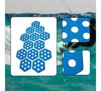 12 pezzi di cuscinetti di trazione esagonali per tavole da surf per la presa