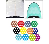 12 pezzi di cuscinetti di trazione esagonali per tavole da surf per surf