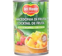 12 pezzi di del monte macedonia di frutta sciroppata gr.420
