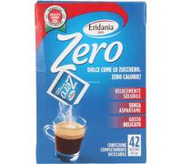 12 pezzi di dolcificante eridania zero 0 calorie - 42 bustine da 1 grammo