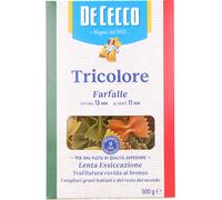 12 pezzi di farfalle n. 93 de cecco tricolore - 500 gr