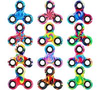 12 pezzi di giocattoli sensoriali in metallo Fidget Spinner for adulti e bambini di 4-8-12 anni con autismo, ADHD e ansia