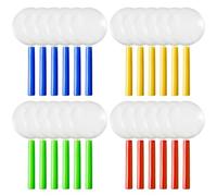 12 pezzi di lenti di ingrandimento per bambini, mini lenti di ingrandimento per piccoli esploratori in 4 colori, ideali per scatole da detective e detective medici, design ergonomico per un comfort