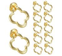 12 pezzi di manopole per comò oro manopole per mobili decorative ispessiti in lega di zinco per la biancheria da bagno cucin