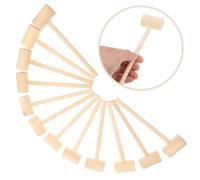 12 pezzi di mazza di legno che batte il mazza di legno per rompere il cuore,