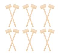 12 pezzi di mazza di legno che batte il mazza di legno per rompere il cuore,