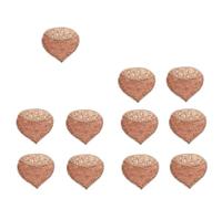 12 pezzi di mini toppe termoadesive termoadesive a forma di cartone animato, distintivo di buona fortuna, figura di sportivo carino(Color 5)
