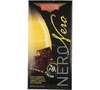 12 pezzi di novi nero extra fond. 70% limone/zenzero gr.75