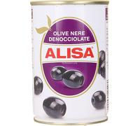 12 pezzi di olive nere denocciolate alisa - 280 gr