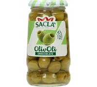12 pezzi di olive verdi snocciolate olivolì saclà in barattolo - 290 gr