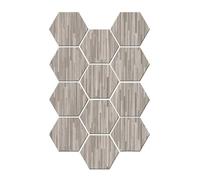 12 pezzi di pannelli fonoassorbenti autoadesivi, pannelli acustici esagonali in schiuma, pannelli insonorizzanti ad alta densità per podcast studio, soggiorno, uffici (F)