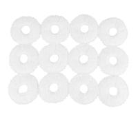 12 Pezzi di Panni for Lavare, compatibili con Yeedi. Mop Station Robot autopulente Panno di Ricambio for la Pulizia del mop Parti for aspirapolvere, Bianco