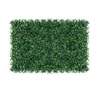 12 pezzi di parete di piante artificiali, 100% nuova pianta artificiale in PE, tappeto di erba artificiale, per giardino, facciata dell’ufficio, decorazione murale, 60x40x4 cm