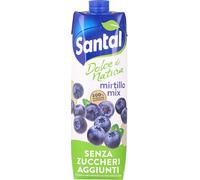 12 pezzi di santal succo s/zuccheri agg. mirtillo lt.1