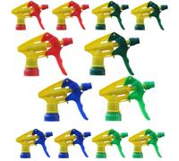 12 pezzi di sostituzione dell'ugello spray Sostituzione Tops a trigger a prova di perdita per bottiglie di vetro e plastica, teste di spruzzatore di ricarica per la pulizia, il nebulizzazione e