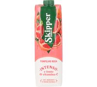 12 pezzi di succo di pompelmo rosa skipper in brick - 1l