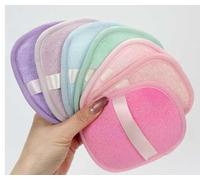 12 Pezzi Di Tamponi Struccanti, Pulizia Del Viso E Strumenti Di Bellezza, Lavabili E Riutilizzabili, Portatili Per Viaggi E Viaggi D'Affari.