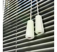 12 pezzi di tiranti a rullo pendenti per tende da finestra, pomelli in legno per appendere corde, coperture