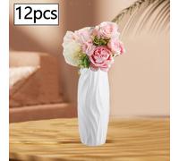 12 pezzi di vasi di fiori in plastica composita per decorazioni per la casa,