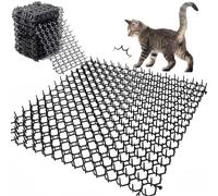 12 Pezzi Dissuasori Per Gatti Con Punte 15x20 cm Picchi Rete Anti Gatto Tappetino Anti Gatto Con Punte Tappeto Anti Gatto Tappetino Repellente Dissuasore Per Gatti Per Gat ti Per Prato Giardino
