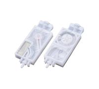 12 pezzi DX5 DX7 serranda inchiostro con connettore, compatibile for Mimaki, compatibile for Galaxy, stampante plotter Epson XP600 TX800 Eco Solvent JV33 JV5 CJV30 Dumper Senza Bolle(Damper)