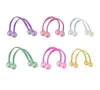 12 Pezzi Elastici per Capelli per Bambina,Set Colorato con Palline Acriliche e Farfalle,Morbidi Elastici Senza Cuciture per Neonata e Ragazze,Ideali per Code,Trecce e Acconciature Creative