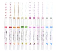 12 Pezzi Evidenziatori Curvi, Set di Evidenziatori Curve, con 6 Diverse Forme Curvi, Curve Highlighter Pen, per Prendere Appunti, Fare un Piano, Scrapbooking, Journaling, Calendario, Scuole, Uffici