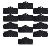 12 Pezzi Fascia Antisudore in Poliestere Nero, Traspirante | Compatibile Sospensione del Casco, Riduce il Sudore negli Occhi, Comfort Migliorato per Lavoratori Estivi