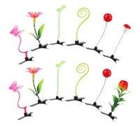 12 Pezzi Fermagli per Fiori Simulati Clip Accessori Unici per Occasione per Chi Vuole Distinguersi