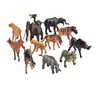 12 pezzi Figurina di animali selvatici Animali della foresta Figura