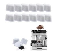 12 pezzi Filtri da caffè per Ninja Luxe Cafe, per l'acqua a Carbone Attivo per Macchine da Caffè, Cartucce di Ricambio Accessori, Modelli Compatibili ES501EU, ES601EU, ES651EU, ES655COEU ed ES701EU