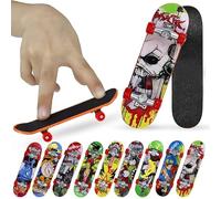 12 Pezzi Finger Mini Skateboard da Dito per Bambini, Giocattolo in Lega, per Giocare o Come Decorazione