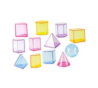 12 pezzi forme geometriche blocchi blocchi motivi per l'asilo elementare