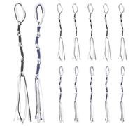 12 Pezzi Frange per Talit Techelet, Accessorio Ebraico | Tessuto Resistente, Stile Etnico Distintivo, Uso Quotidiano e Sinagoga, Portatile per Collezionisti