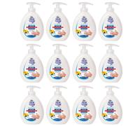 12 pezzi FRESH & CLEAN Family Care Sapone Liquido con Antibatt Igien. 300ml