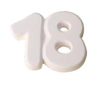 12 PEZZI Gesso Gessetto numero 18 anni diciottesimo compleanno bombonier