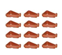 12 Pezzi Giardino Pianta Vaso di Fiori Piedi Stand Invisibile Riser Dita Sollevatore Per Triangolo Bonsai Display Supporto